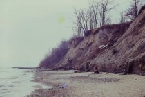 View south along the beach